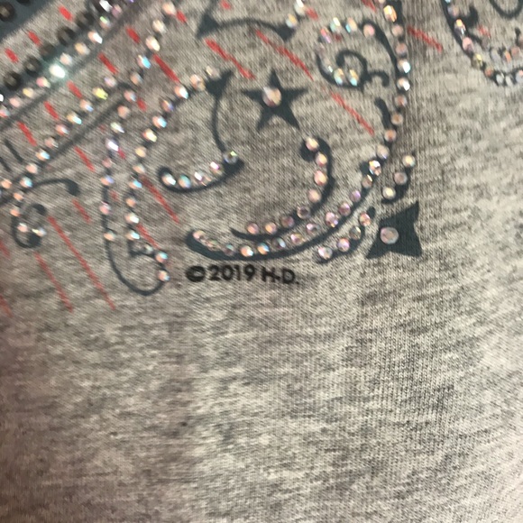 Harley Davidson sequined shirt - Picture 3 of 6